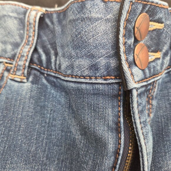 Lane Bryant Women's Denim Jeans Bootcut Low Rise Blue Size 16 Classic - Picture 7 of 12